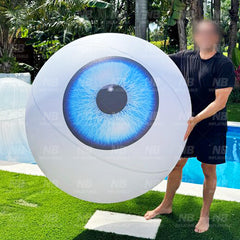 NB-DE003 Halloween Scary Inflatable Eye Decorative Inflatable Eye Balloon Custom Giant Inflatable Eyeball With Led Lights