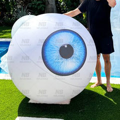 NB-DE003 Halloween Scary Inflatable Eye Decorative Inflatable Eye Balloon Custom Giant Inflatable Eyeball With Led Lights