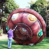 NB-DE006 Advertising Nightclub Inflatable Crazy UFO Helium Flying Saucer Balloon Giant Inflatable UFO for Theme Party Decoration