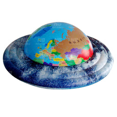 NB-DE006 Advertising Nightclub Inflatable Crazy UFO Helium Flying Saucer Balloon Giant Inflatable UFO for Theme Party Decoration