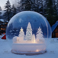 NB-TE049 Wholesale Price Christmas snow globe Tent Indoor Event Gender Snowball inflatable Snowglobe