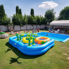 NB-WTP006 Wholesale Portable water pool inflatable frp rectangular swimming pool outdoor for kids and adults