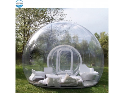  NB-TE01 Inflatable Bubble Cabins/Clear Inflatabe Camping Bubbles/Semi Transparent Bubble Tent Hotel Room for sale