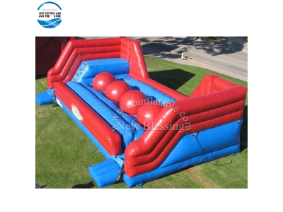 (SP11)Wipeout inflatable course games for sale,adult inflatable wipeout big baller sport game