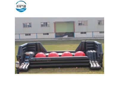 (NBSG-1001)Wipeout inflatable course games for sale,adult inflatable wipeout big baller sport game