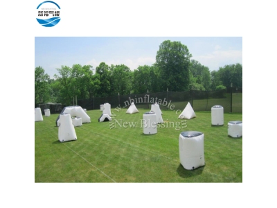(SP17-1)China inflatable CS paintball air bunkers obstacle course inflatable bunkers paintball wall for shooting game