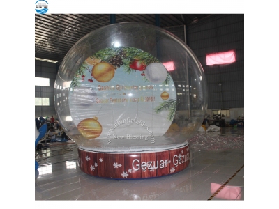 NB-TE40 giant inflatable snow globe for advertising
