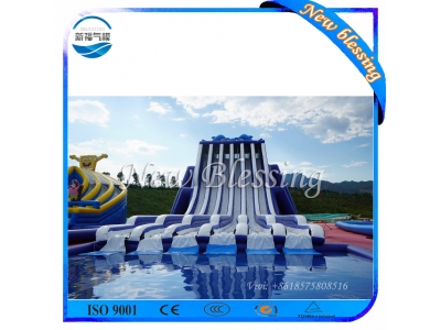 NB-SL06 Six lanes slip giant adult inflatable water slide for amusement park