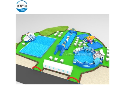 (LW04)Giant outdoor inflatable Floating Water Park Price customized playground amusement 