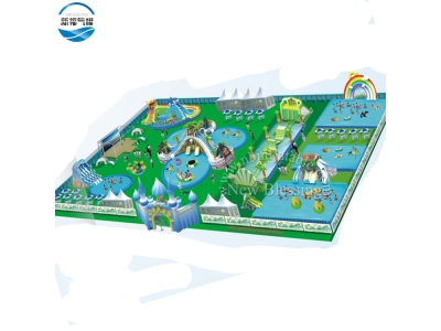 (LW05)Inflatable water park giant playground for kids, cheap inflatable land water amusement park for sale