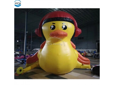 NBWL-013 inflatable rubber duck water slide 