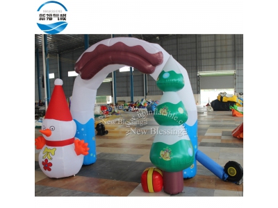NB-CH12 Factory price inflatable Christmas advertising decoration arch 