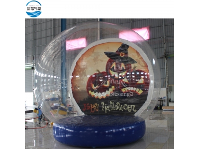 NB-HW01 commercial grade halloween inflatable snow globe ball 