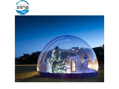 NB-CH22 Wholesale giant inflatable snow globe customized theme supported