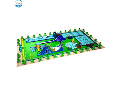 NBWL-003 land water park inflatable resort water park