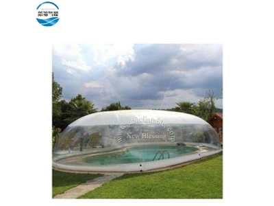 (NBTE-33)Customized waterproof Inflatable anti-UV pool tent/pool protective shield tent 