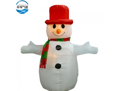 NB-CH14 Customized cartoon characters inflatable Christmas snowman