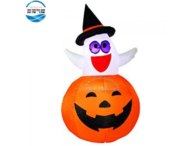 NB-HW02 Customized cheap inflatable halloween cartoon characters for advertising