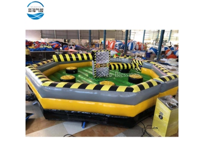 (NBSG-024)Mechanical Inflatable Jumping Mattress Wipeout PVC Inflatable Sweeper Arm Meltdown Sport 