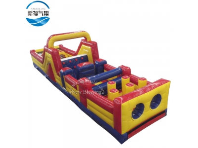 NBOB-1004 Factory supply excited game giant inflatable obstacle course