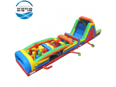 NBOB-1006 Hot-sale challenge games inflatable obstacle course 