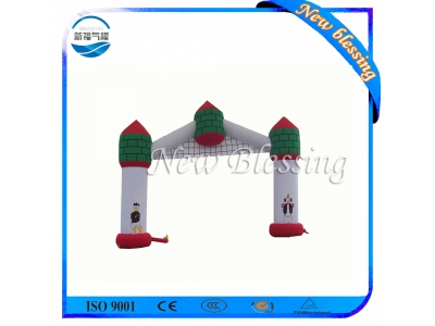NB-AR011 Customized Digital Print Outdoor Entertainment Event Race Entrance Finish Line Inflatable Arch