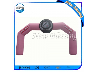 NB-AR019 Pink Arch with printing logo
