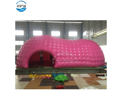 NBTE-48 inflatable pink peanut  water proof tent 