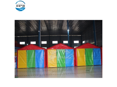 NBTE-58  Inflatable colorful air tight tent with house shape