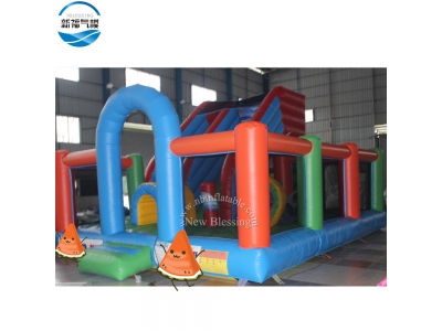 NBCO-1005 Foldable commercial inflatable bouncing slide combo