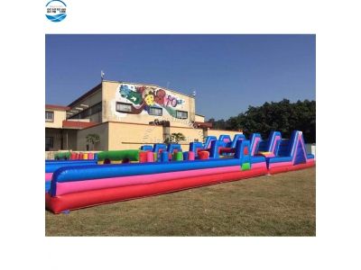 NBOB-1014 19X8m inflatable challenge obstacle 