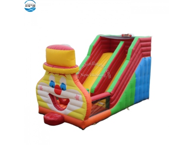NBSL-1013 Inflatable clown land slide for kids and adults