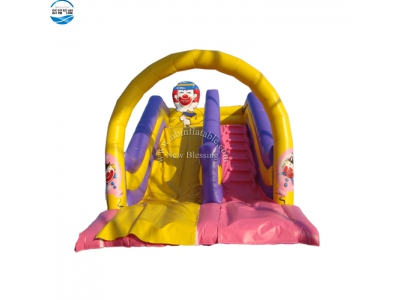 NBSL-1015 Inflatable clown fun slide 