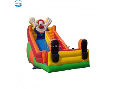 NBSL-1016 Inflatable clown slide for kids