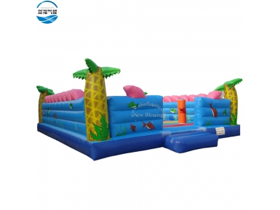NBBO-1019 Sea world theme funny inflatable jumping house/bouncer