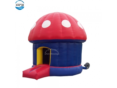 NBBO-1023 Mushroom shape customized inflatable bounce house for kids