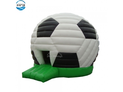 NBBO-1024 Creative football shape PVC inflatable bouncing house