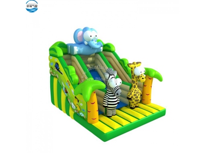NBSL-1056 Environmental inflatable animals slide for sale