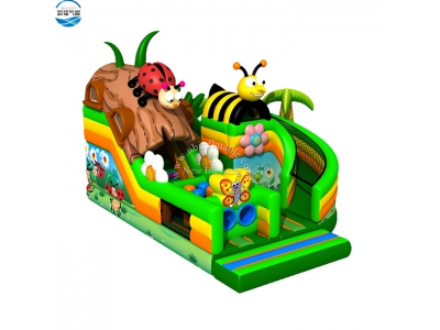 NBSL-1060 bee farm inflatable slide