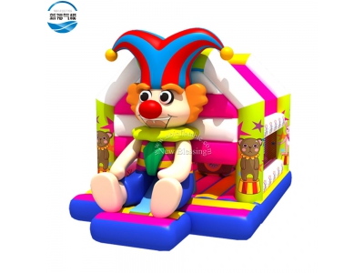 NBBO-1027 Happy clown party inflatable bouncer house for sale