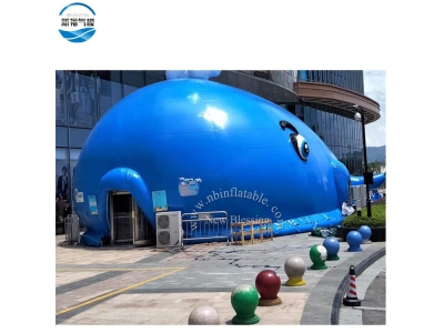 NBTE- 63 Outdoor giant whale  inflatable tent with door design