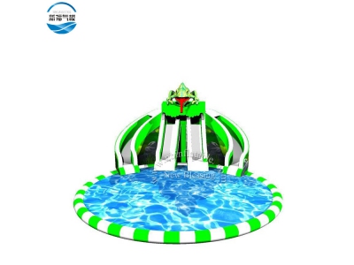 LW 56 inflatable pool &water slide popular combo design 
