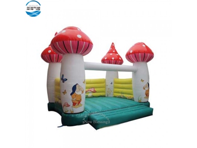 NBBO-1031 Adorable mushroom customized inflatable bounce house 