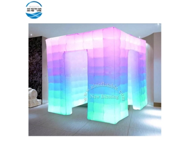 NBTE-69 2.55M Inflatable  LED Air Photo Booth Photography Shooting Tent 