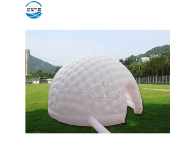 NBTE-71  Inflatable&portable customized size outdoor white dome tent 