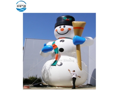 NBCH-21 10m Inflatable giant snowman model for Christmas