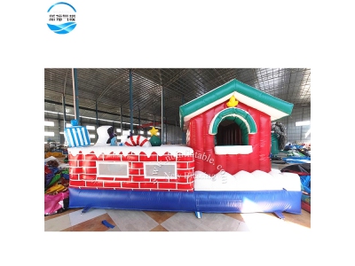 NBXM-005 5*4m Christmas theme Inflatable bouncy house 