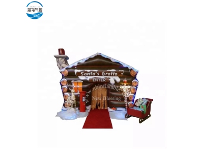NBCH-37 Inflatable Christmas tent with colorful printing