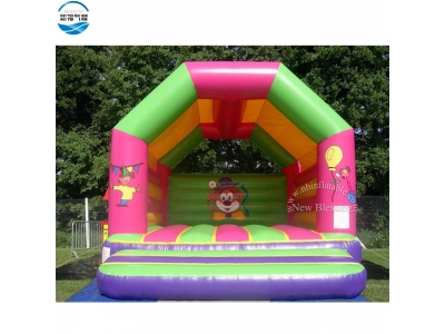 NBBO-1042 Circus theme PVC inflatable bounce house for rental