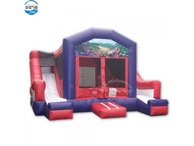 NBCO-1032 Exciting inflatable bouncy combo with double slides